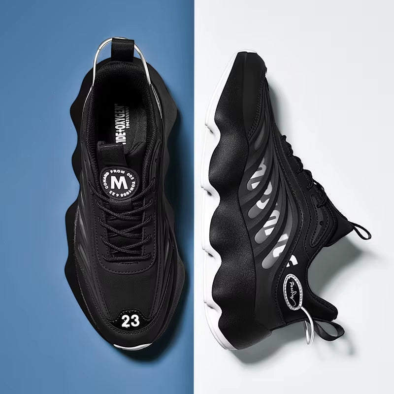 Luxury Breathable Sneakers for Men - Stylish Casual Loafers & Running Shoes