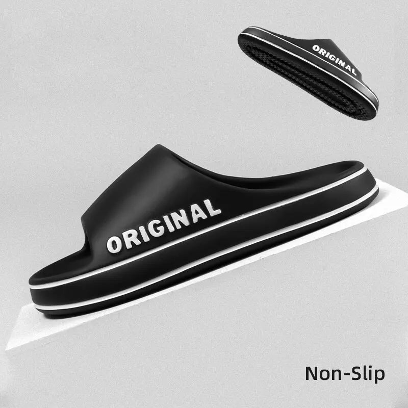 Feslishoet Summer Soft EVA Slides - Lightweight Casual Sandals for Women and Men - Perfect Beach Footwear