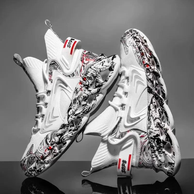Luxury Breathable Sneakers for Men - Stylish Casual Loafers & Running Shoes
