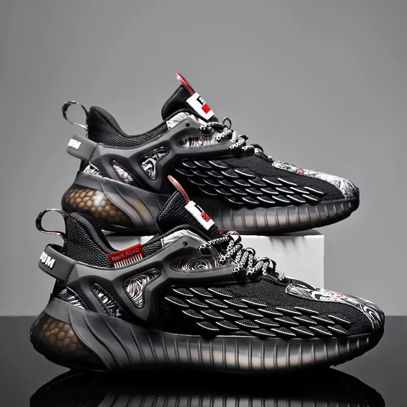 Luxury Breathable Sneakers for Men - Stylish Casual Loafers & Running Shoes