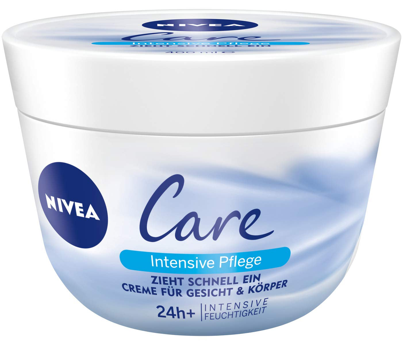 NIVEA Intensive Care Cream 4-Pack for Body & Face, 4 x 50ml Tubs