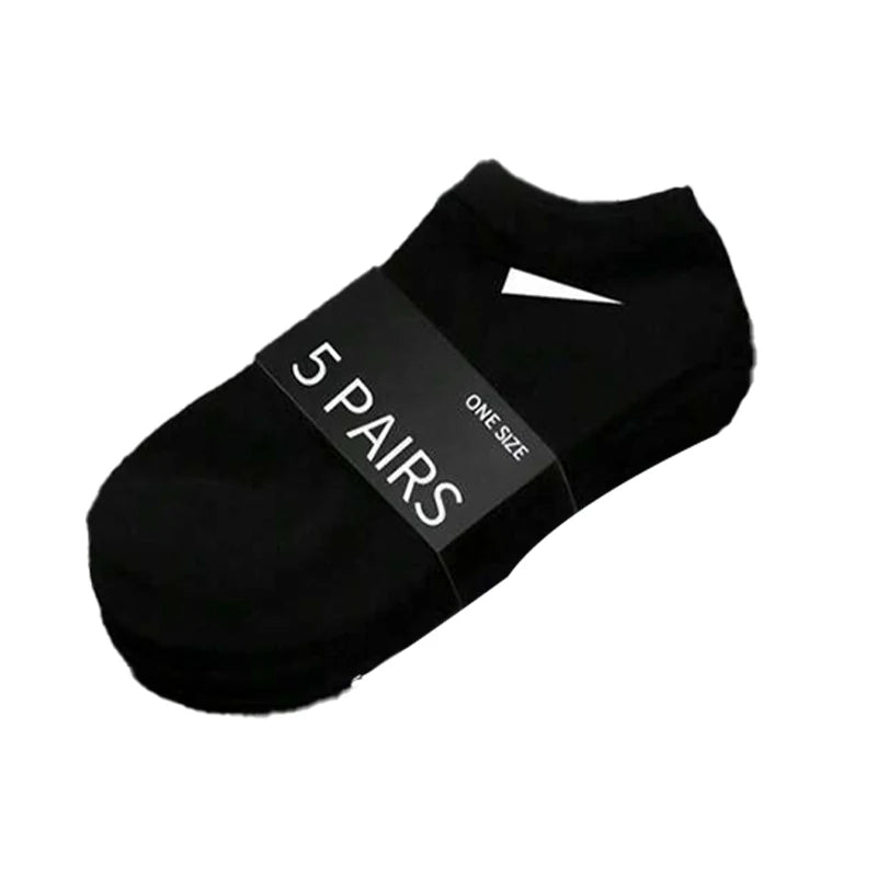 Unisex Casual Boat Socks - Soft, Breathable & Moisture-Wicking Ankle Socks (5/10/20/30 Pairs)