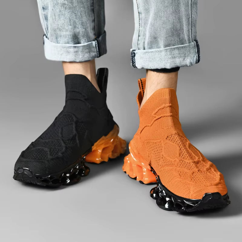 Men's Luxury Breathable Sneakers - Casual Fashion Trainers & Running Loafers