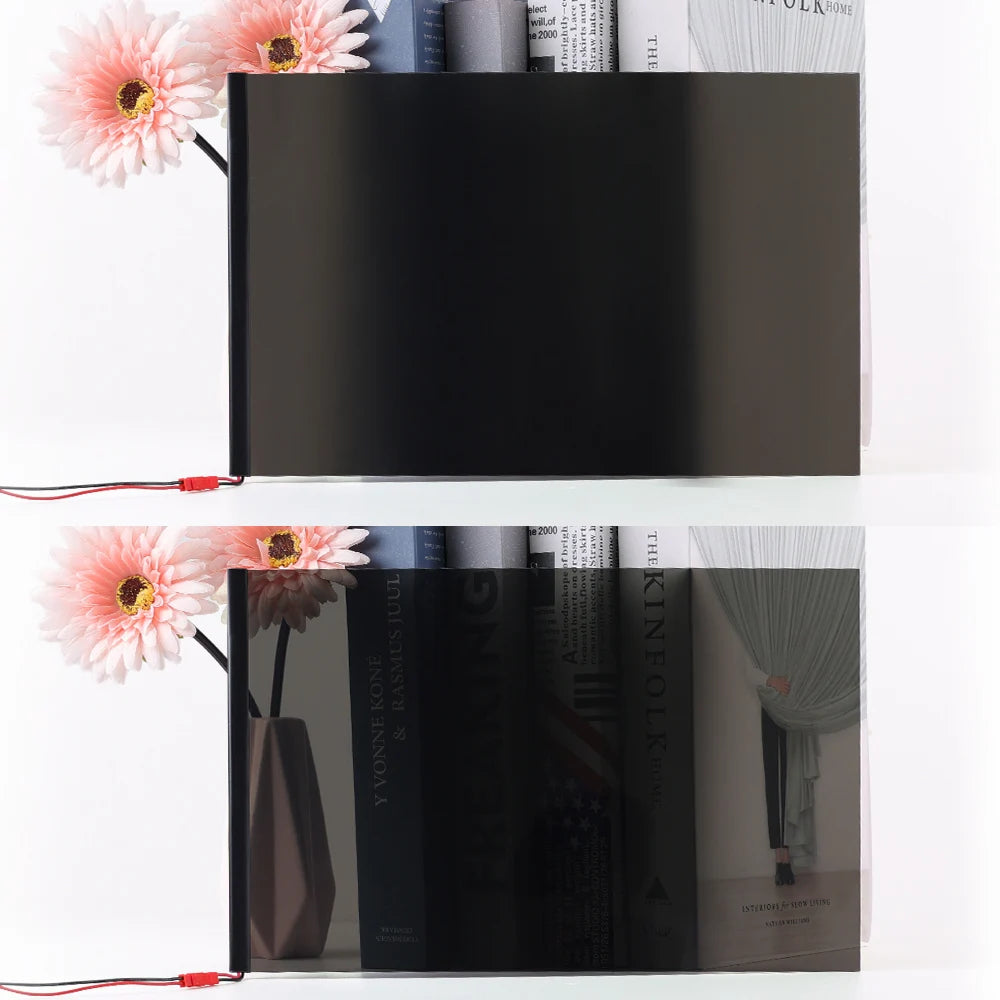 Transform Your Space with SUNICE Switchable PDLC Smart Film - Versatile White/Black/Gray Adhesive Samples for Stunning Rear Projection Screens