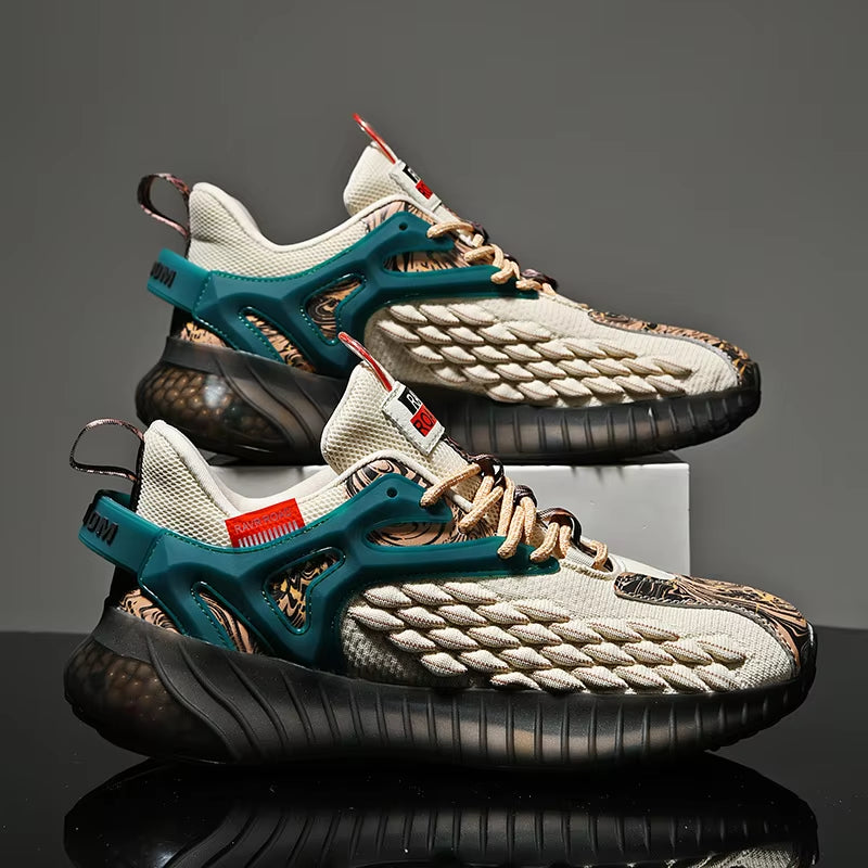 Luxury Breathable Sneakers for Men - Stylish Casual Loafers & Running Shoes