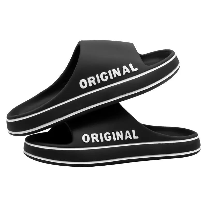 Feslishoet Summer Soft EVA Slides - Lightweight Casual Sandals for Women and Men - Perfect Beach Footwear