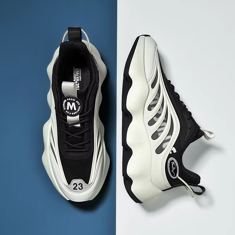 Luxury Breathable Sneakers for Men - Stylish Casual Loafers & Running Shoes