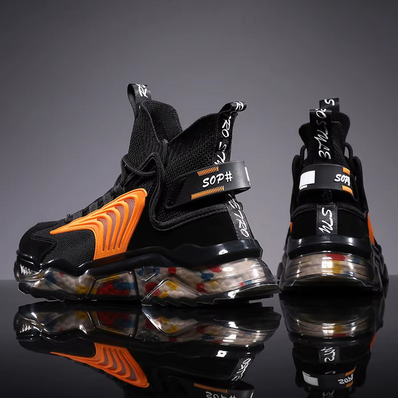Luxury Breathable Sneakers for Men - Stylish Casual Loafers & Running Shoes
